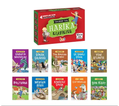 BICIRIK - HARİKA KLASİKLER ÇOCUKLAR İÇİN (10 KİTAP+SK)