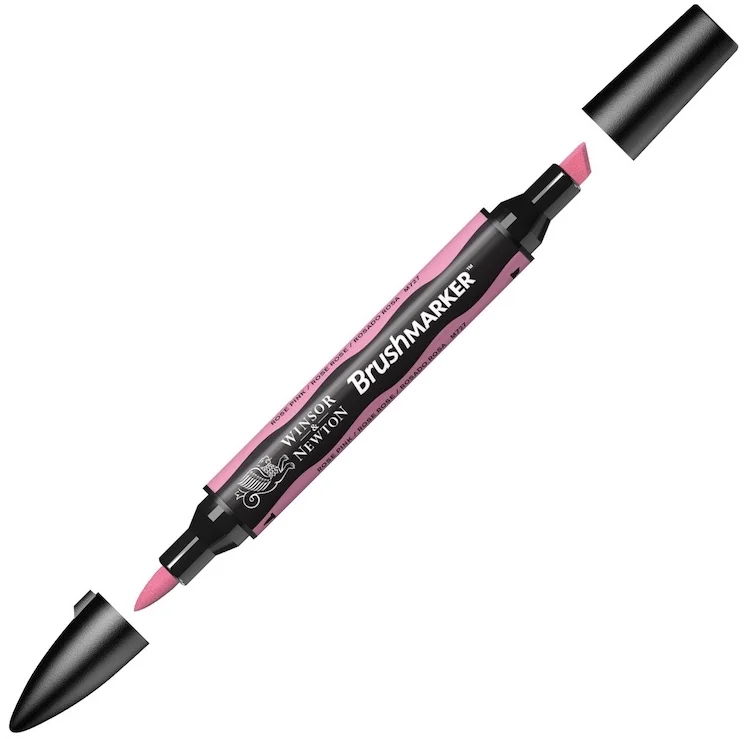 W&amp;N PROMARKER BRUSH KALEM ROSE PINK 168 WN-0204168