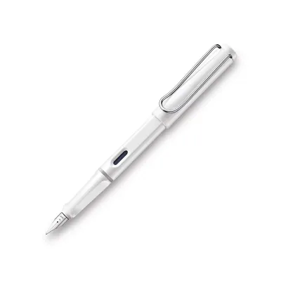 LAMY DOLMA KALEM SAFARI SİYAH RENK KLİPS BEYAZ M UÇ 19BS-M