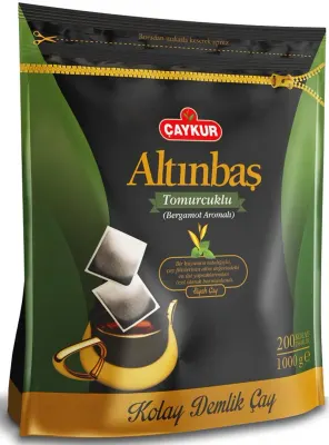 ÇAYKUR ALTINBAŞ DEMLİK SÜZEN POŞET ÇAYI (BERGAMOTLU) 1000g 178510