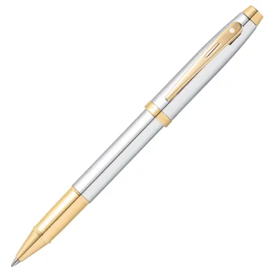SHEAFFER ROLLER KALEM 100 SERİSİ 9340-1 PARLAK KROM ALTIN