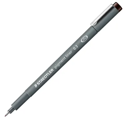 STAEDTLER PIGMENT LINER 0.3 KAHVERENGİ 308 03-76
