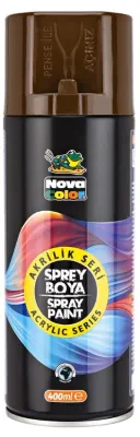 NOVA COLOR AKRİLİK SPREY BOYA 400 ML KAHVERENGİ NC-3506