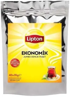 LİPTON (SKT GEÇMİŞ) DEMLİK POŞET ÇAY 40 LI EKONOMİK JUMBO 35g 67770647-69799200
