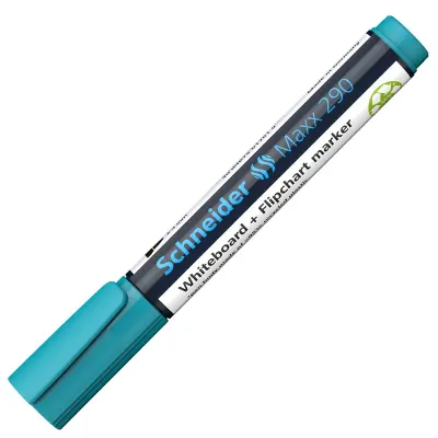 SCHNEIDER BEYAZ TAHTA KALEMİ MAXX 290 TURKUAZ SCM303