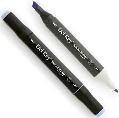 DEL REY GRAFİK MARKÖR TWIN MN-DR145 PALE LAVENDER (Best)