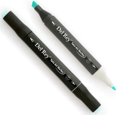 DEL REY GRAFİK MARKÖR TWIN MN-DR143 MINT BLUE (Best)