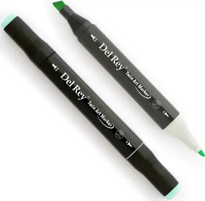 DEL REY GRAFİK MARKÖR TWIN MN-DR179 AQUA MINT (Best)