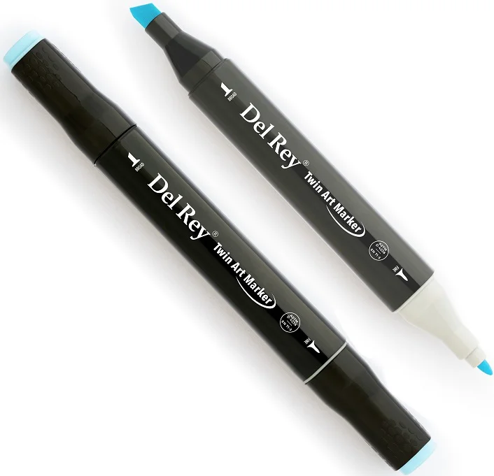 DEL REY GRAFİK MARKÖR TWIN MN-DR144 PALE BABY BLUE (Best)