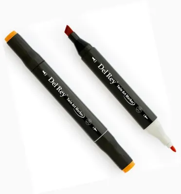 DEL REY GRAFİK MARKÖR TWIN MN-DR021 TERRA COTA (Best)