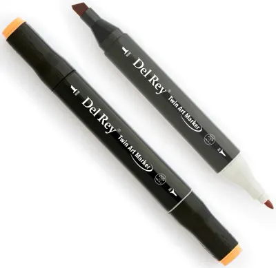 DEL REY GRAFİK MARKÖR TWIN MN-DR103 POTATO BROWN (Best)