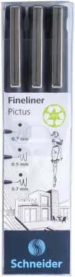 SCHNIDER TEKNİK ÇİZİM KALEMİ PICTUS SET 3 LÜ BLS. KARIŞIK RENK SCK134