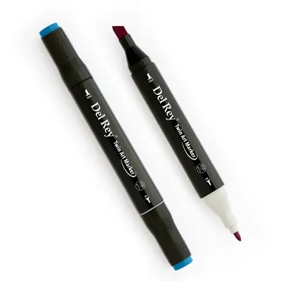 DEL REY GRAFİK MARKÖR TWIN MN-DR070 ROYAL BLUE (Best)