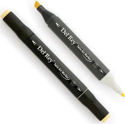 DEL REY GRAFİK MARKÖR TWIN MN-DR104 BROWN GREY (Best)