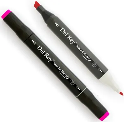 DEL REY GRAFİK MARKÖR TWIN MN-DR086 VIVID REDDISH PURPLE (Best)