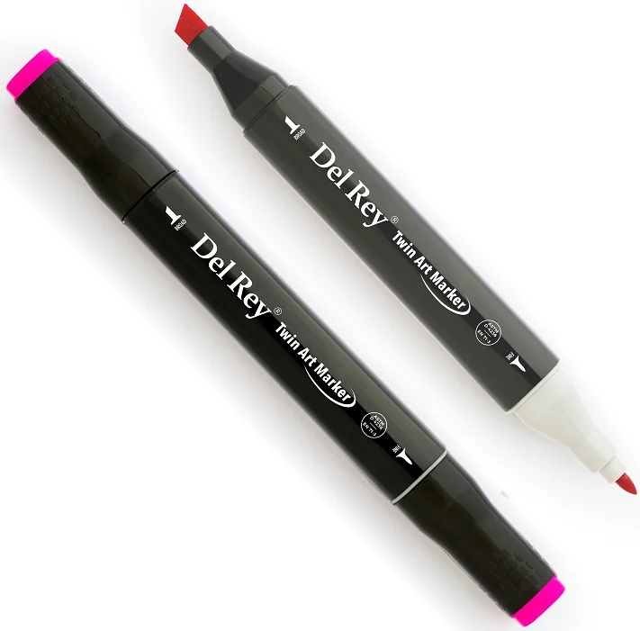 DEL REY GRAFİK MARKÖR TWIN MN-DR086 VIVID REDDISH PURPLE (Best)
