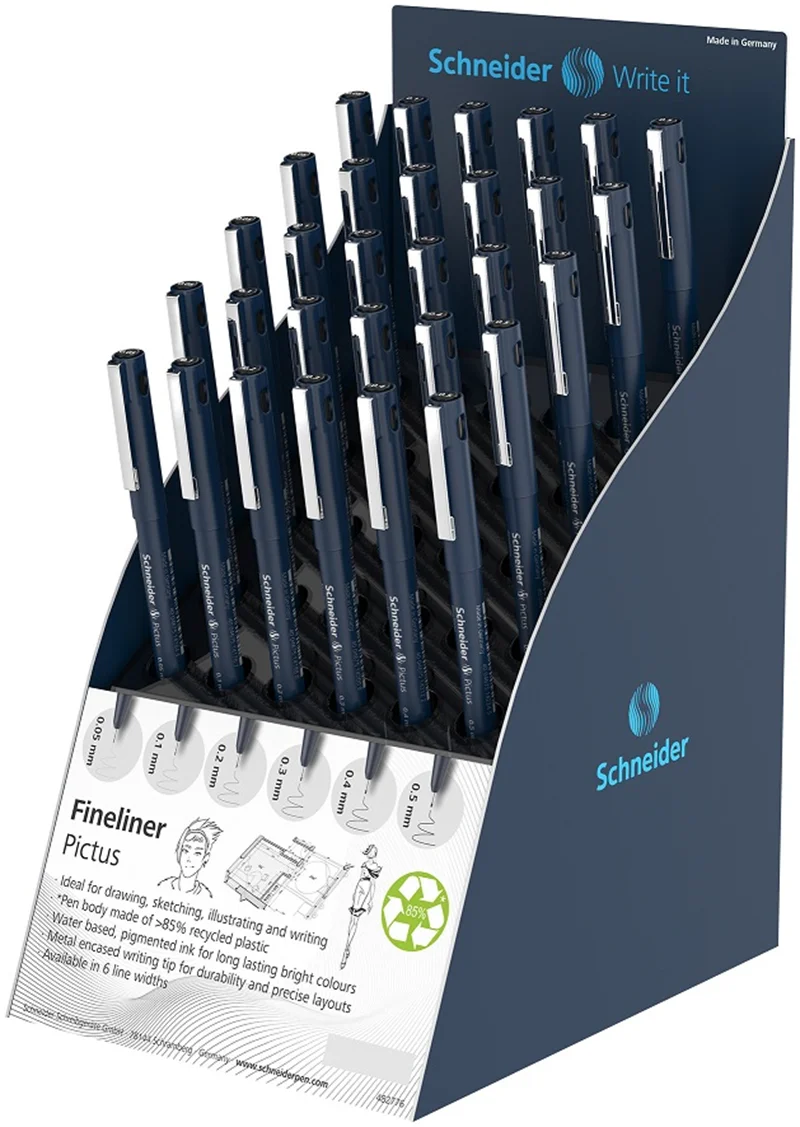SCHNEIDER TEKNİK ÇİZİM KALEMİ SIS PICTUS STAND 30 LU SCSS82