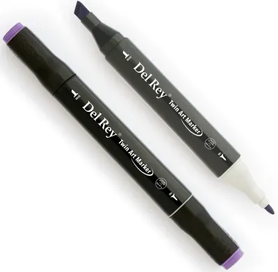 DEL REY GRAFİK MARKÖR TWIN MN-DR083 LAVENDER (Best)