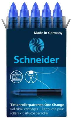 SCHNEIDER ROLLER KALEM REFİLİ ONE CHANGE 5 Lİ KUTU MAVİ SCR362