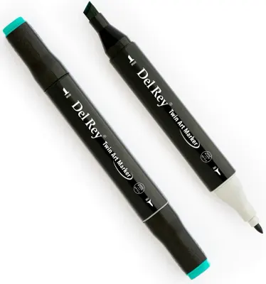 DEL REY GRAFİK MARKÖR TWIN MN-DR061 PEACOCK GREEN (Best)