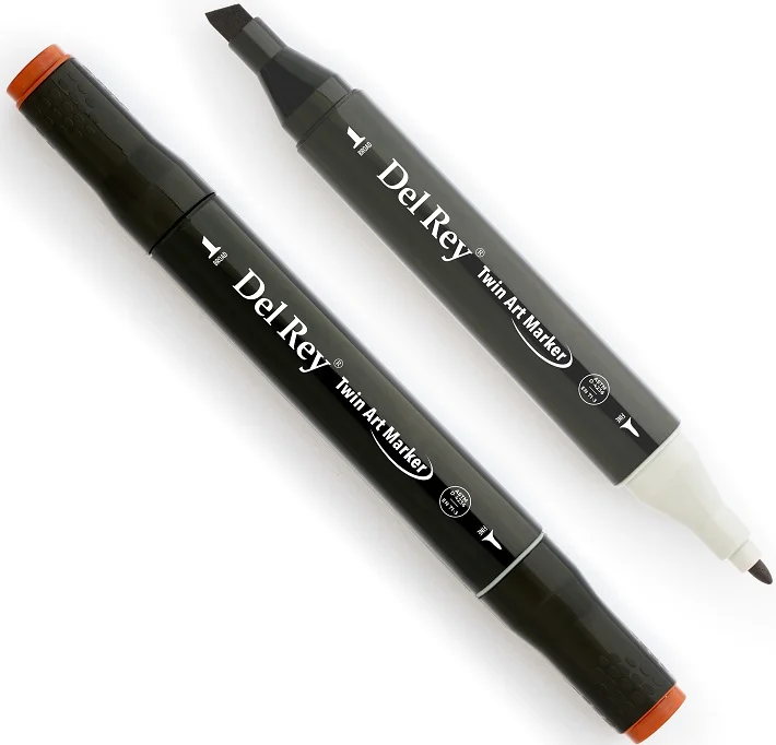 DEL REY GRAFİK MARKÖR TWIN MN-DR094 BRICK BROWN (Best)