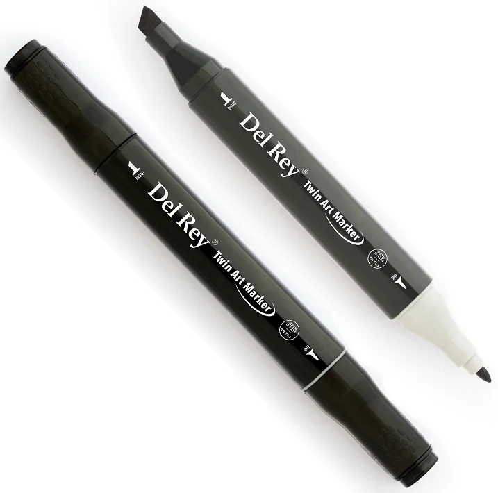 DEL REY GRAFİK MARKÖR TWIN MN-DRYS120 BLACK (Best)