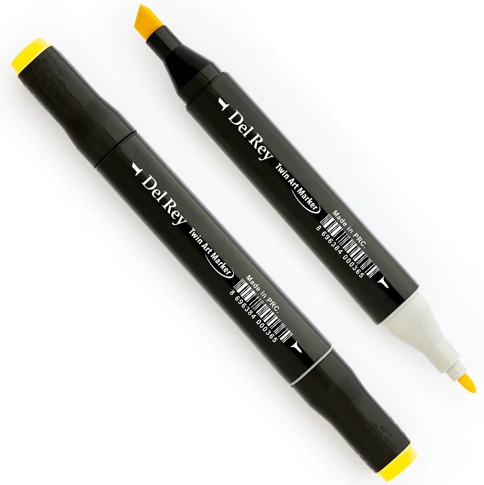 DEL REY GRAFİK MARKÖR TWIN MN-DR037 PASTEL YELLOW (Best)