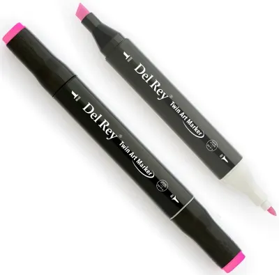 DEL REY GRAFİK MARKÖR TWIN MN-DR088 PURPLE GREY