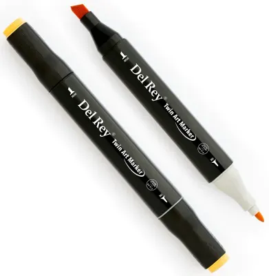 DEL REY GRAFİK MARKÖR TWIN MN-DR036 CREAM (Best)