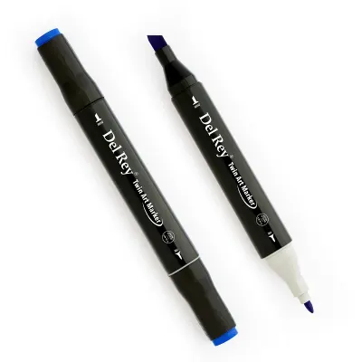 DEL REY GRAFİK MARKÖR TWIN MN-DR072 NAPOLEON BLUE (Best)