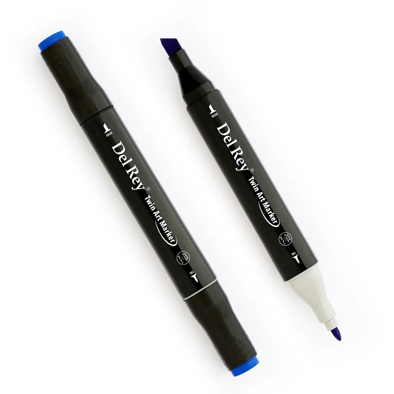 DEL REY GRAFİK MARKÖR TWIN MN-DR072 NAPOLEON BLUE (Best)