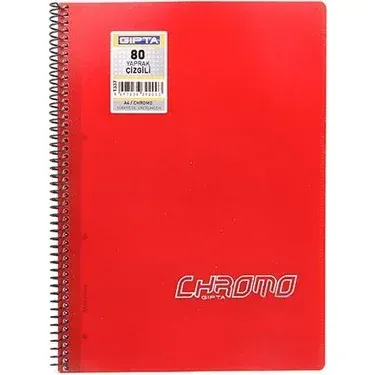 GIPTA TIME A4 80 YP. ÇİZGİLİ SPR.OFSET CR PP KPK.DEFTER 7921
