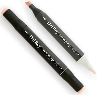 DEL REY GRAFİK MARKÖR TWIN MN-DR135 PALE CHERRY PINK