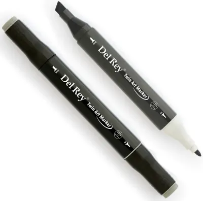 DEL REY GRAFİK MARKÖR TWIN MN-DRCG5 COOL GREY (Best)