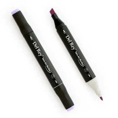 DEL REY GRAFİK MARKÖR TWIN MN-DR075 DARK BLUE LIGHT (Best)