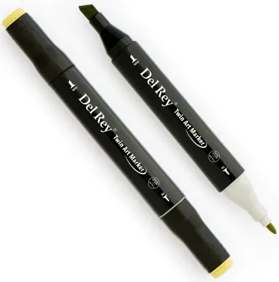 DEL REY GRAFİK MARKÖR TWIN MN-DR048 YELLOW GREEN