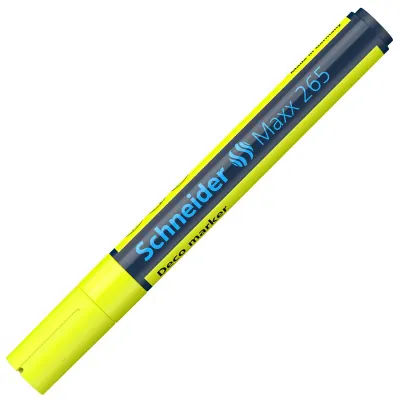 SCHNEIDER DEKORATİF MARKÖR MAXX 265 2.0-3.0 NEON SARI SCM401