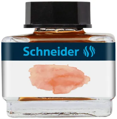 SCHNEIDER DOLMA KALEM MÜREKKEBİ CAM ŞİSE 15 ML 6936 TURUNCU SCD304