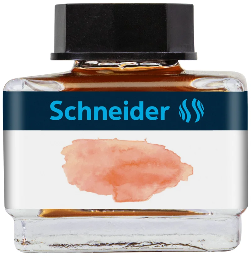 SCHNEIDER DOLMA KALEM MÜREKKEBİ CAM ŞİSE 15 ML 6936 TURUNCU SCD304