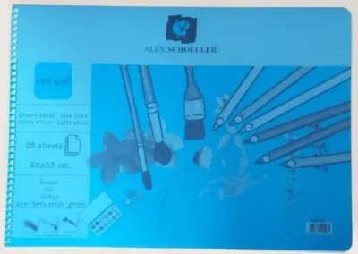 ALEX RESİM DEFTERİ 35x50 PP KAPAK 120GR SPR. 25 YP ALX-962 (Best)