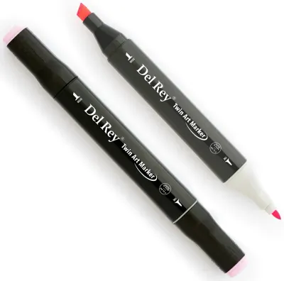 DEL REY GRAFİK MARKÖR TWIN MN-DR138 LIGHT PINK (Best)