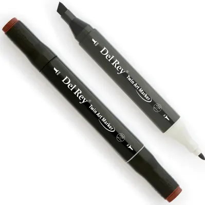 DEL REY GRAFİK MARKÖR TWIN MN-DR092 CHOCOLATE (Best)