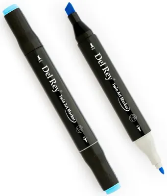 DEL REY GRAFİK MARKÖR TWIN MN-DR076 SKY BLUE