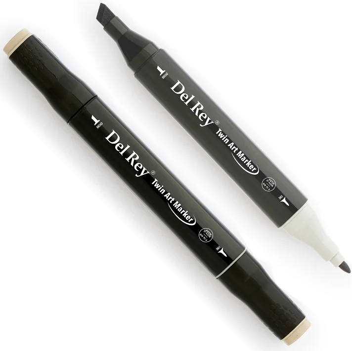 DEL REY GRAFİK MARKÖR TWIN MN-DRWG3 WARM GREY (Best)