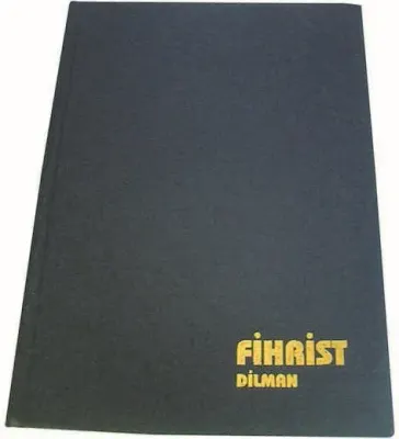 DİLMAN FİHRİST CİLTLİ SERT KAPAK 20x28 12 YP 16 BASAMAK 1010 (Best)