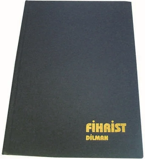 DİLMAN FİHRİST CİLTLİ SERT KAPAK 20x28 12 YP 16 BASAMAK 1010 (Best)
