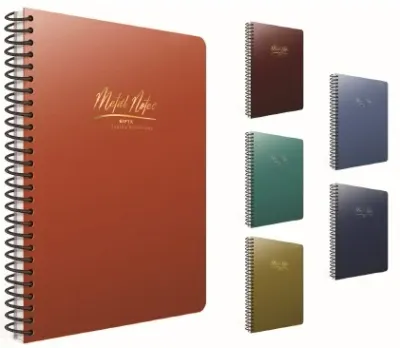 GIPTA DEFTER METAL NOTES A6 SPİRALLİ PP KAPAK 80 YP. ÇİZGİLİ 5542 (Best)