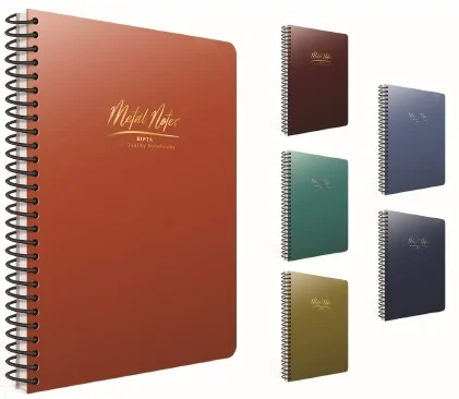 GIPTA DEFTER METAL NOTES A6 SPİRALLİ PP KAPAK 80 YP. ÇİZGİLİ 5542 (Best)