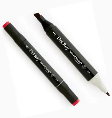 DEL REY GRAFİK MARKÖR TWIN MN-DR002 OLD RED (Best)
