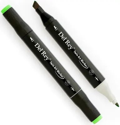DEL REY GRAFİK MARKÖR TWIN MN-DR047 GRASS GREEN (Best)